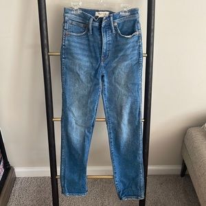 Size 25 Madewell Straight Leg Jeans Almost New